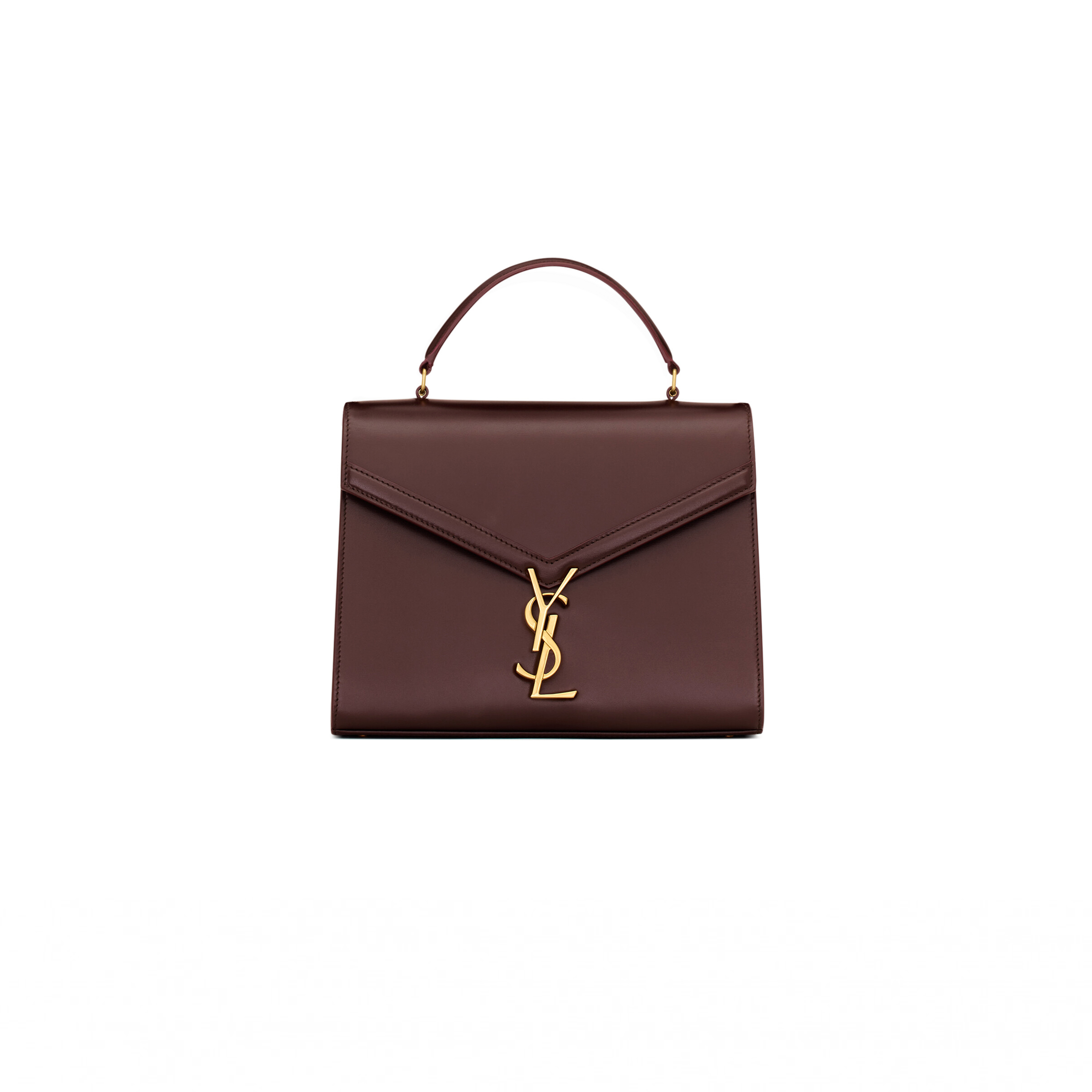 YSL CASSANDRA MEDIUM TOP HANDLE BAG IN BOX SAINT LAURENT 6239310SX0W2045 (24.5*20*11.5cm)